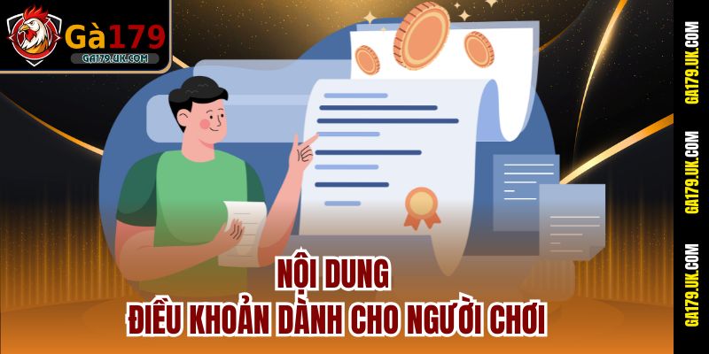 Nội dung điều khoản dành cho người chơi